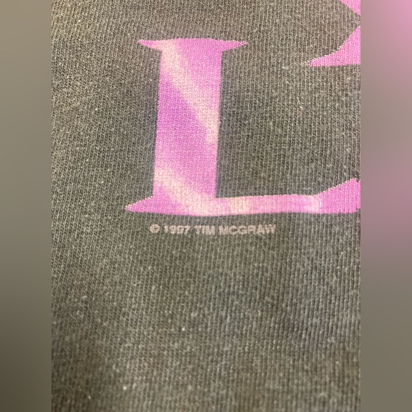 Vintage 1997 Tim McGraw It’s Your Love Single Stitch Black Graphic T-Shirt Large - Picture 5 of 7